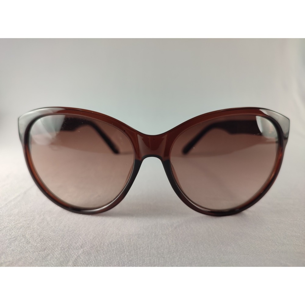 Fossil FW124 Brown Translucent Oversized Sunglasses Women's Butterfly 58-15-142 - Picture 2 of 10